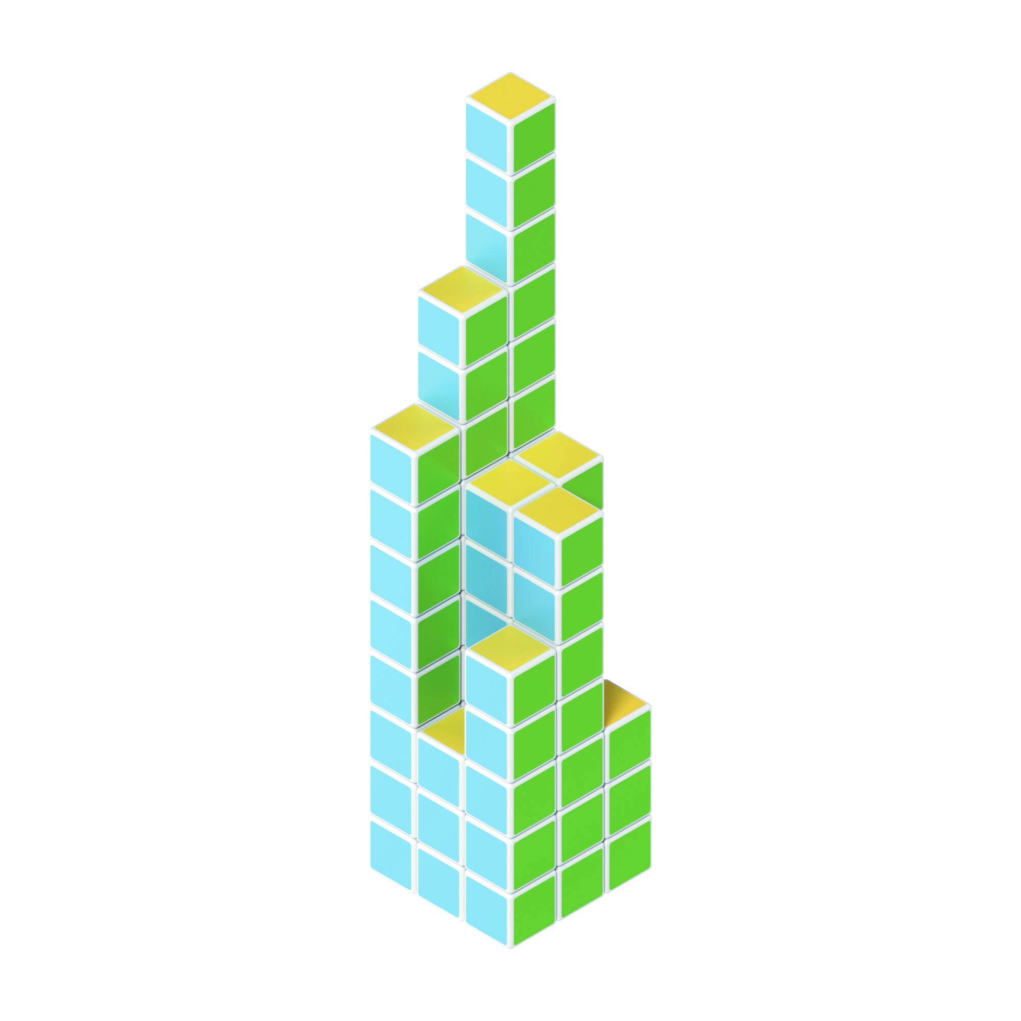 Magicube Free Building: 64 Pcs
